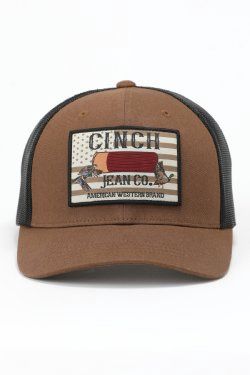 MCC0660638 MEN&#39;S CINCH TRUCKER CAP - BROWN
