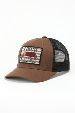 MCC0660638 MEN'S CINCH TRUCKER CAP - BROWN