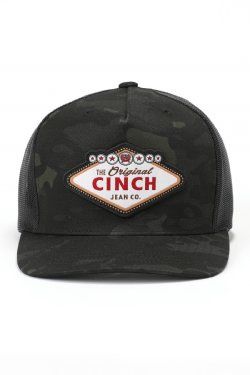 MCC0600602 MEN'S CINCH TRUCKER CAP - BLACK