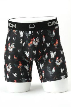 MXY6002032 MEN&#39;S CINCH 6&quot; ROOSTER BOXER BRIEF