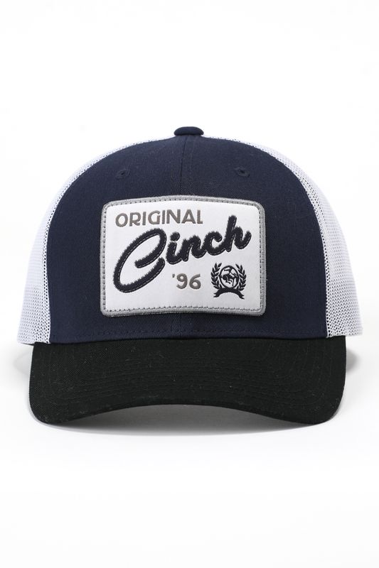 MCC0660640 MEN&#39;S CINCH NAVY TRUCKER CAP