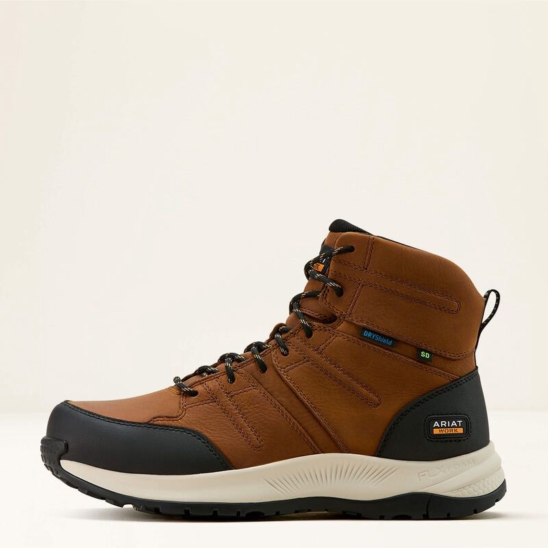 10060891 MEN'S ARIAT 6" OUTPACE SHIFT SD WATERPROOF COMPOSITE TOE WORK BOOT