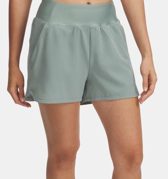 1383556-348 WOMEN&#39;S UNDER ARMOUR FUSION SHORTS - HDYRO GREEN