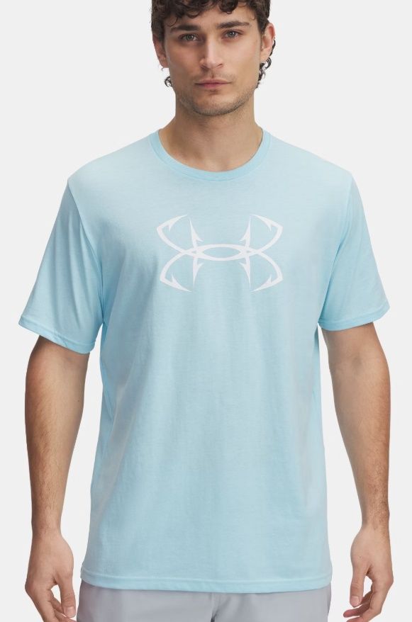 1331197-494 MEN&#39;S UNDER ARMOUR FISH HOOK LOGO SHORT-SLEEVE TEE