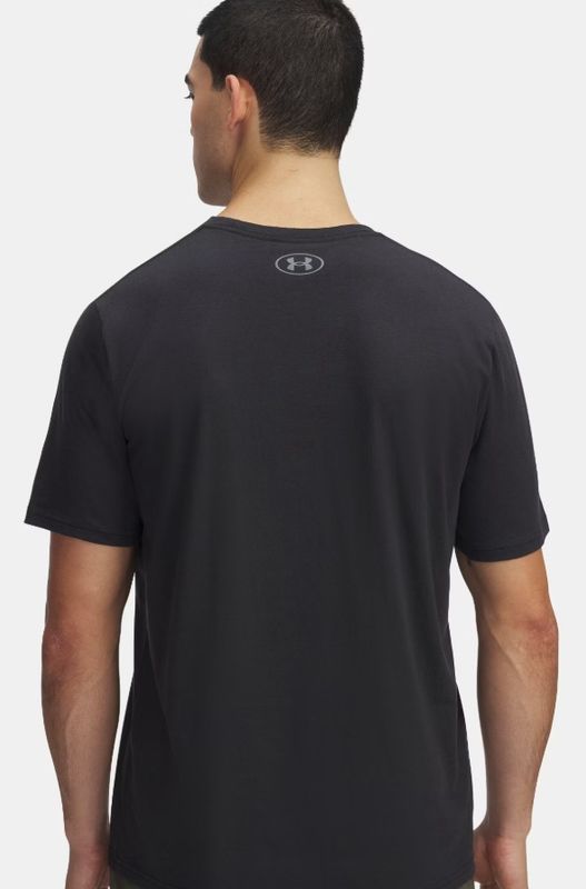 6001862-001 MEN'S UNDER ARMOUR FREEDOM LEFT CHEST LOGO SHORT-SLEEVE TEE - BLACK