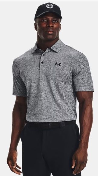 1378673-002 MEN'S UNDER ARMOUR PLAYOFF 3.0 POLO - BLACK
