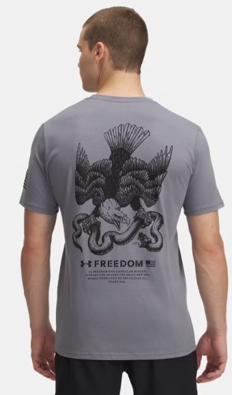 1389925-024 MEN&#39;S UNDER ARMOUR FREEDOM MILITARY SHORT-SLEEVE LOGO TEE