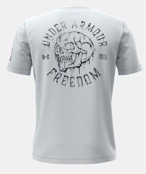1389926-035 MEN&#39;S UNDER ARMOUR FREEDOM SKULL SHORT-SLEEVE TEE