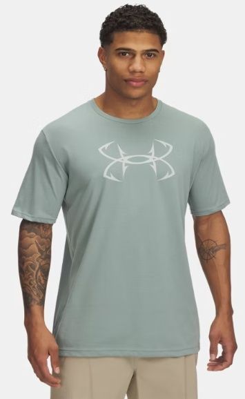 1331197-348 MEN&#39;S UNDER ARMOUR FISH HOOK LOGO SHORT-SLEEVE TEE