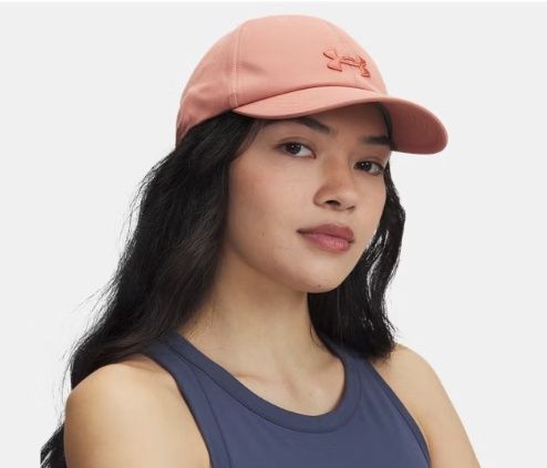 1376706-696 WOMEN&#39;S UNDER ARMOUR BLITZING WRAPBACK CAP - CANYON PINK