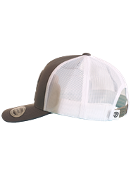 BU40X06247 ROCK &amp; ROLL GRAY "RODEO TIME" TURQUIOSE PATCH SNAPBACK CAP