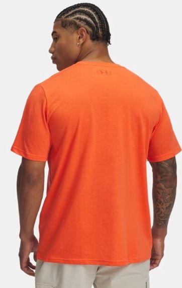 1390207-847 MEN'S UNDER ARMOUR REFLECTIVE BIG LOGO SHORT-SLEEVE TEE - ORANGE