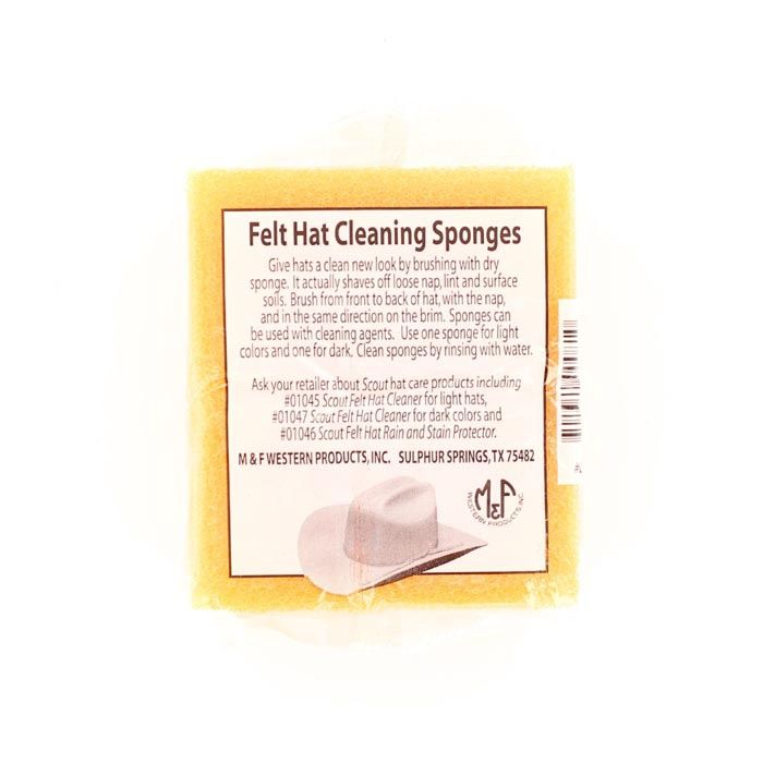 01032 M&amp;F Felt Hat Cleaning Sponges