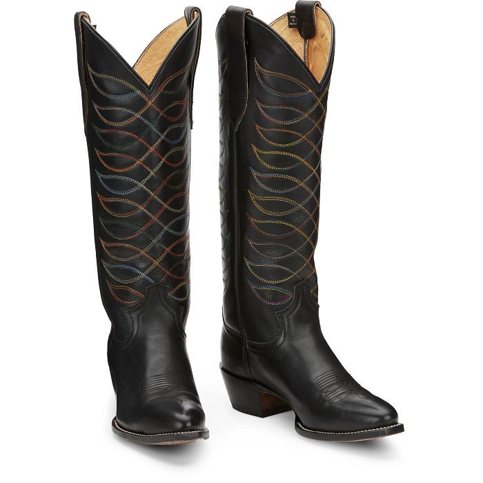 VN4463 WOMEN&#39;S JUSTIN WHITLEY 15&quot; WESTERN BOOT