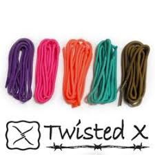 TWISTED X COLORED LACES