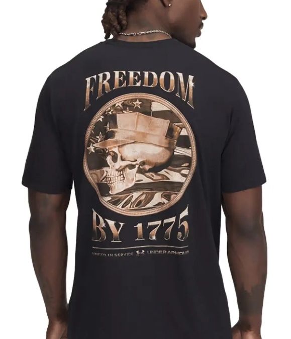 1389930-001 MEN&#39;S UNDER ARMOUR FREEDOM BY 1775 SHORT-SLEEVE TEE
