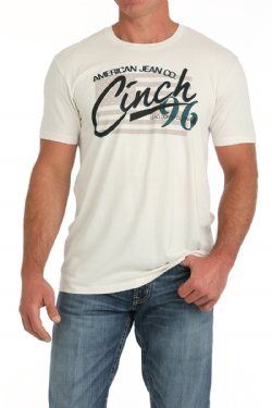 MTT1690670 MEN&#39;S CINCH CREAM GRAPHIC SHORT-SLEEVE TEE