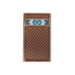 A3560302 ARIAT EMBOSSED RODEO WALLET