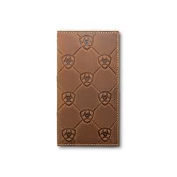 A3565644 ARIAT LOGO EMBOSSED LEATHER RODEO WALLET