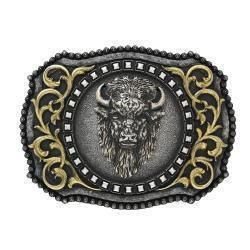 37010 NOCONA ANTIQUE BUFFALO BELT BUCKLE