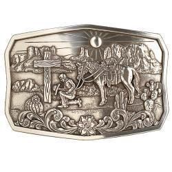 37909 NOCONA CHRISTIAN COWBOY BELT BUCKLE