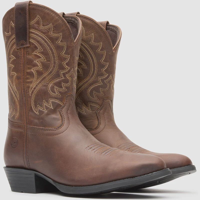 DBT0250C KID&#39;S DURANGO SHYLOH BROWN CLASSIC R-TOE WESTERN BOOT
