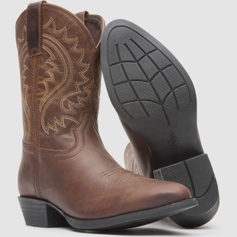 DBT0250Y YOUTH DURANGO SHYLOH BROWN CLASSIC R-TOE WESTERN BOOT