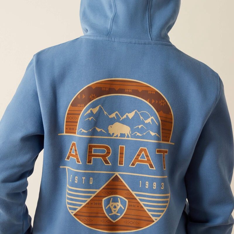 10062463 BOY&#39;S ARIAT SUN VALLEY CIRCLE HOODIE