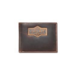A3566502 ARIAT BI-FOLD PASS CASE - BROWN