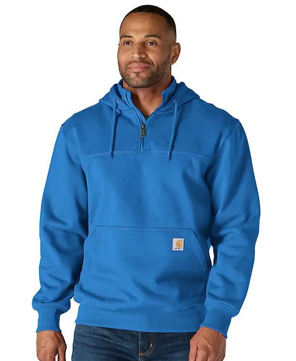 100617-H04 MEN&#39;S CARHARTT RAIN DEFENDER® LOOSE FIT HEAVYWEIGHT QUARTER-ZIP HOODIE