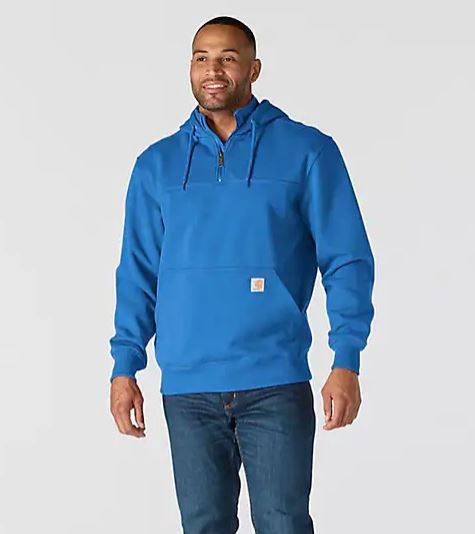 100617-H04 MEN'S CARHARTT RAIN DEFENDER® LOOSE FIT HEAVYWEIGHT QUARTER-ZIP HOODIE