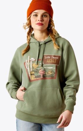 10053959 WOMEN&#39;S ARIAT ROUTE 66 HOODIE
