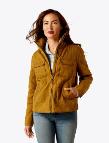 10052886 WOMEN&#39;S ARIAT RYE JACKET - PECAN