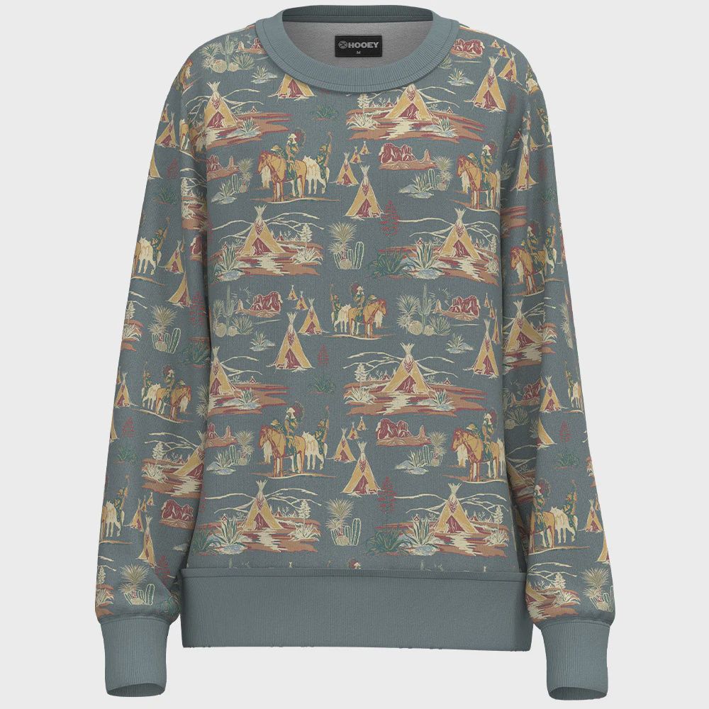HH1327BL WOMEN&#39;S HOOEY &quot;STALLION CREW&quot; PULLOVER