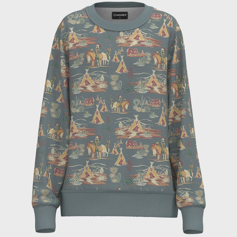 HH1327BL WOMEN&#39;S HOOEY &quot;STALLION CREW&quot; PULLOVER