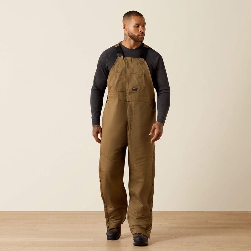 10032505 MEN&#39;S ARIAT REBAR DURACANVAS STRETCH INSULATED BIB