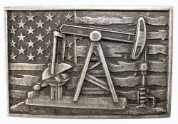 37957 NOCONA OIL RIG - PUMP - JACK BELT BUCKLE