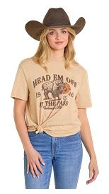 PU21T07552 UNISEX PANHANDLE GRAPHIC SHORT-SLEEVE TEE
