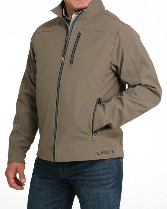 MWJ1539005 MEN&#39;S CINCH BROWN CONCEALED CARRY BONDED JACKET