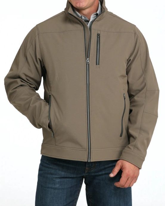 MWJ1539005 MEN'S CINCH BROWN CONCEALED CARRY BONDED JACKET