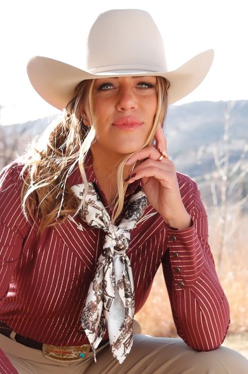 CXX7207029 WOMEN'S CRUEL GIRL WESTERN PRINT WILD RAG