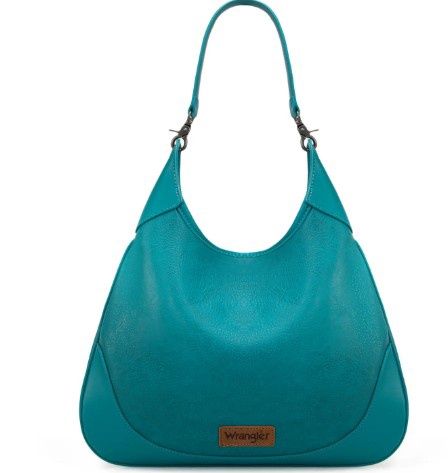 WG242-918TQ WRANGLER HOBO SHOULDER / CROSSBODY BAG - TURQUOISE