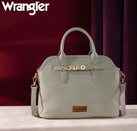 WG201-8012 WRANGLER TOP HANDLE TOTE / CROSSBODY - LIME