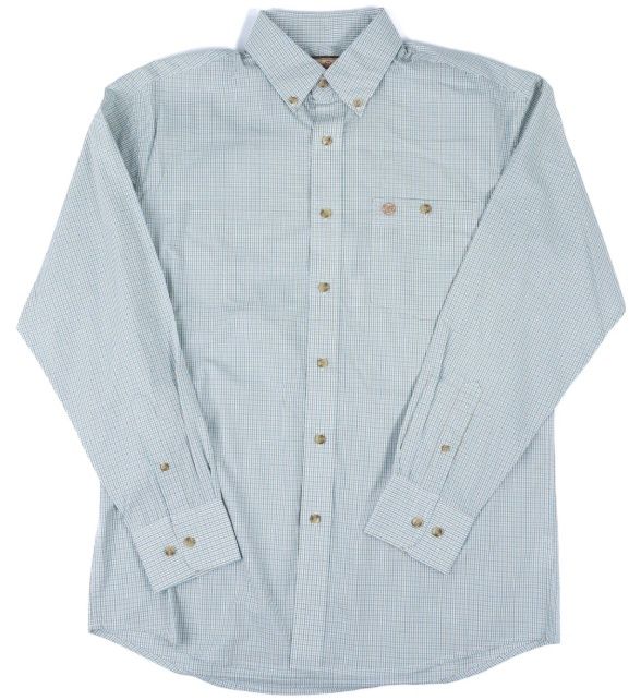 112374544 MEN'S WRANGLER LONG-SLEEVE PLAID WESTERN SHIRT