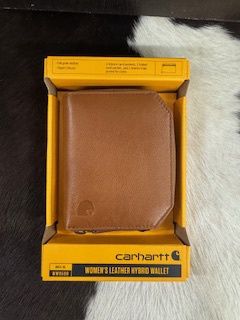 B000059820199 CARHARTT WOMEN'S LEATHER HYBRID WALLET
