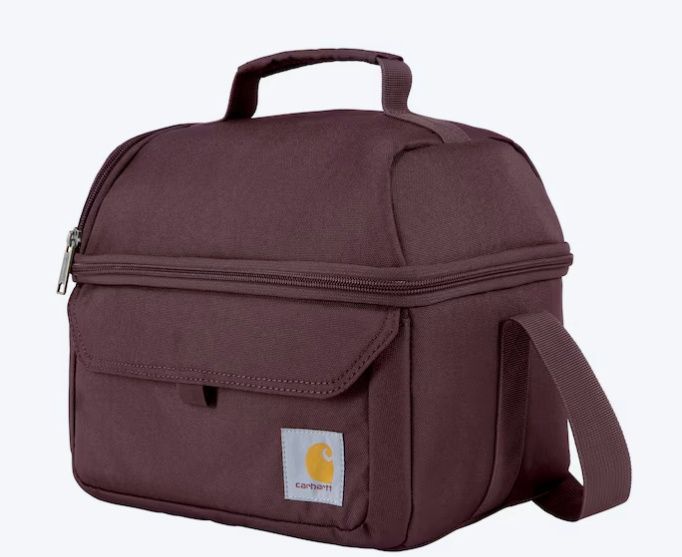 B000054661499 CARHARTT INSULATED 12 CAN TWO COMPARTMENT LUNCH COOLER