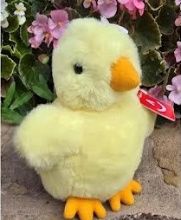 5222 8" CHICK PLUSH TOY