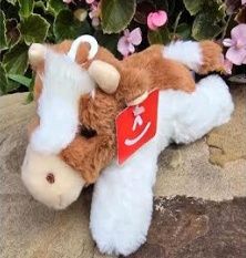 5220 8" GOURNSEY COW PLUSH TOY
