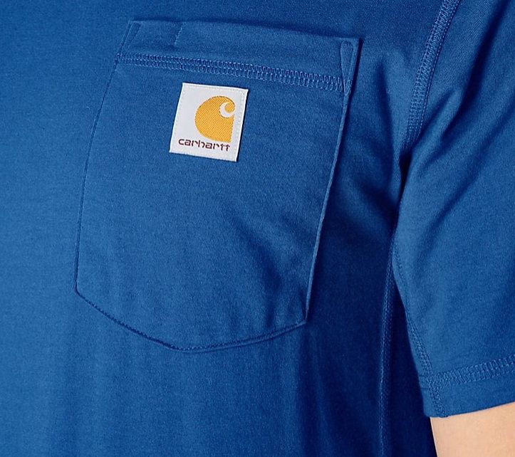 106652-HT2 MEN'S CARHARTT FORCE RELAXED FIT POCKET SHORT-SLEEVE T-SHIRT