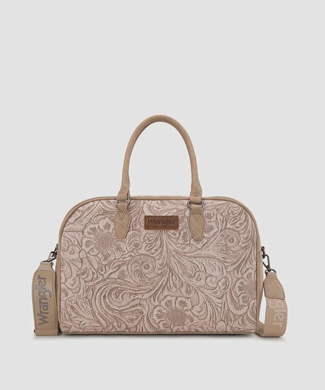 WG277-5110KH WRANGLER VINTAGE FLORAL PRINTED DUFFLE BAG